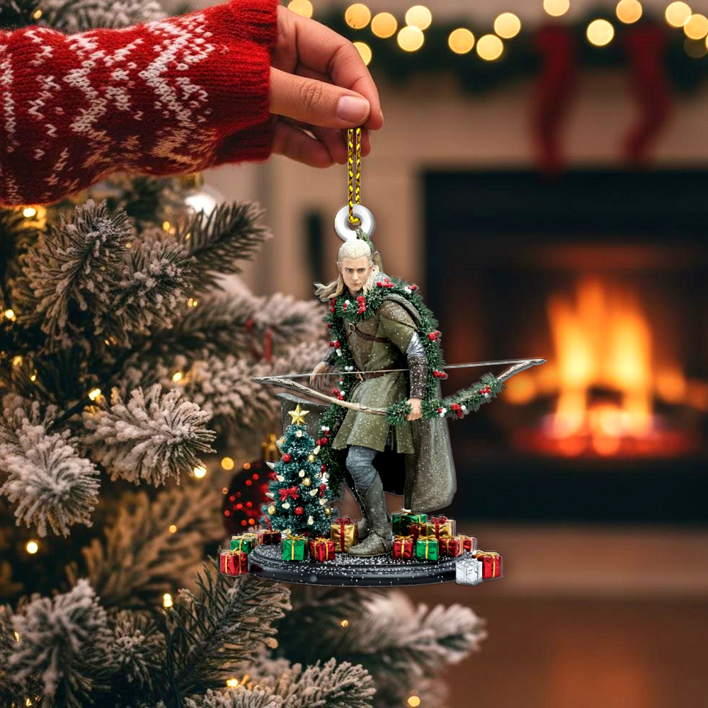 Lord of the Rings Legolas Christmas Ornament - Image 2