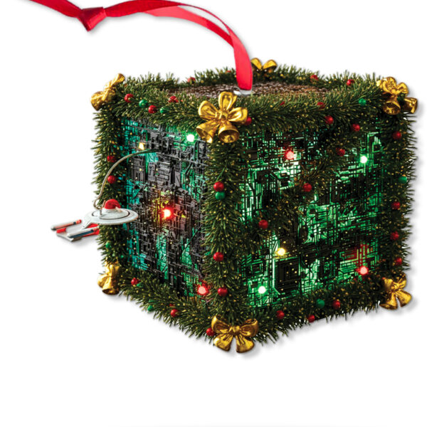 Star Trek The Next Generation Beware the Borg! Christmas Ornament - Image 6