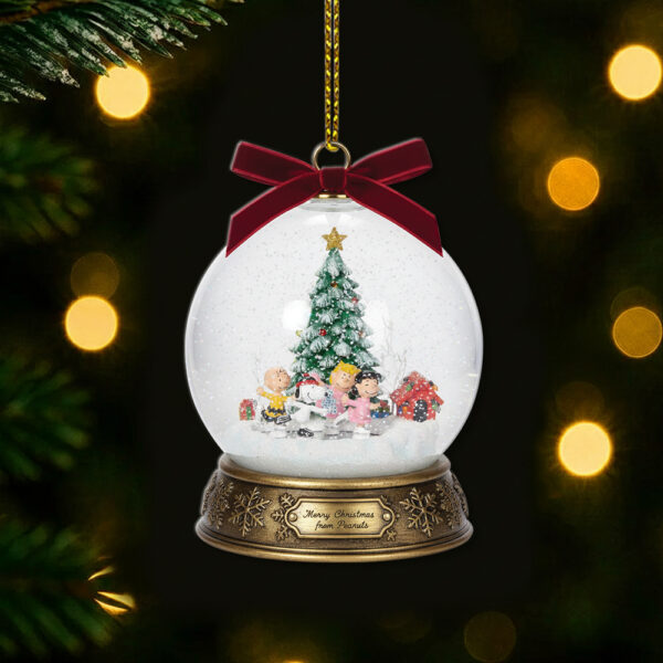 Peanuts Skatepond Musical Christmas Ornament - Image 4