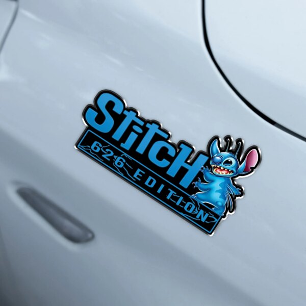 Stitch Experiment 626 Edition 3D Inlayed Car Name - Image 4