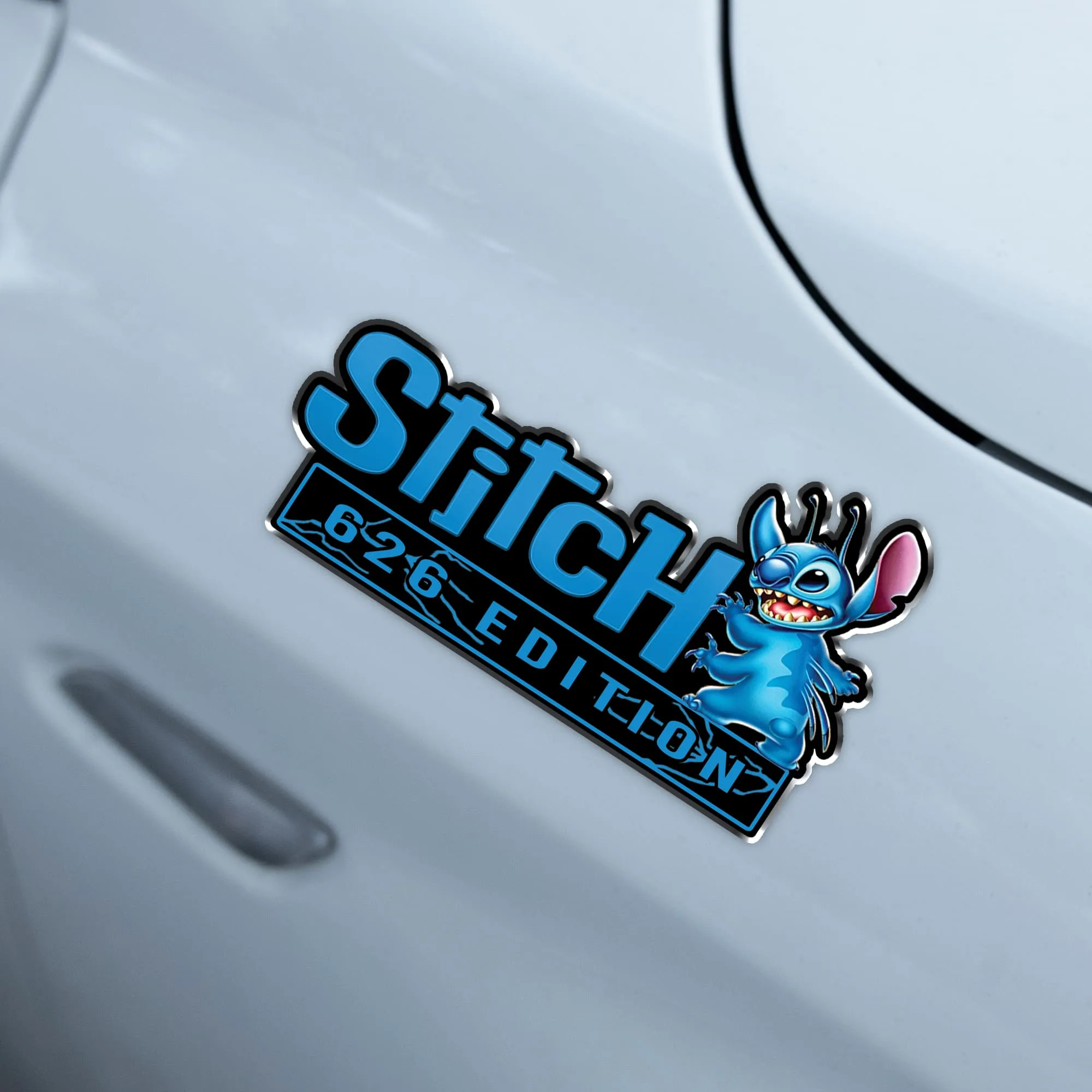 Stitch Experiment 626 Edition 3D Inlayed Car Name - Image 4