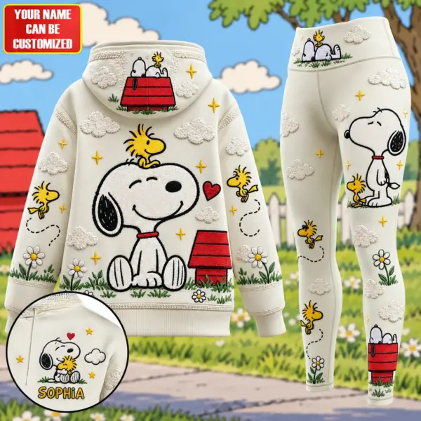 Personalized Snoopy Hoodie And Leggings-THK136572