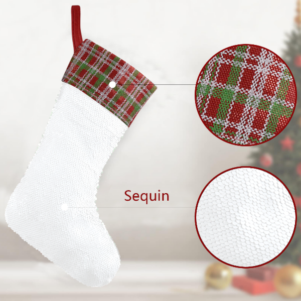 Personalized Grinch Christmas Stocking - Image 4