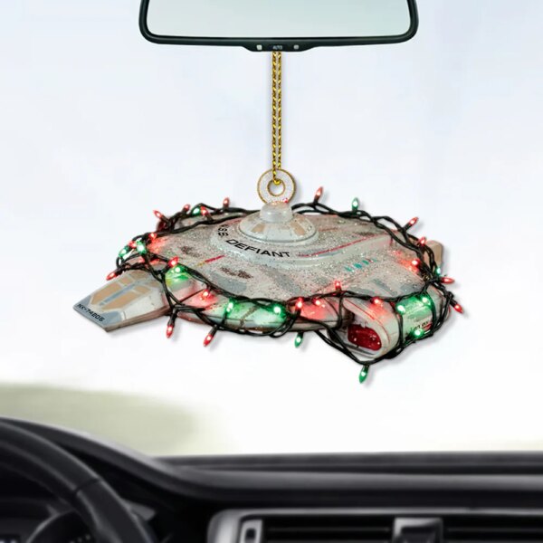 Star Trek U.S.S. Defiant NX-74205 Christmas Ornament - Image 3