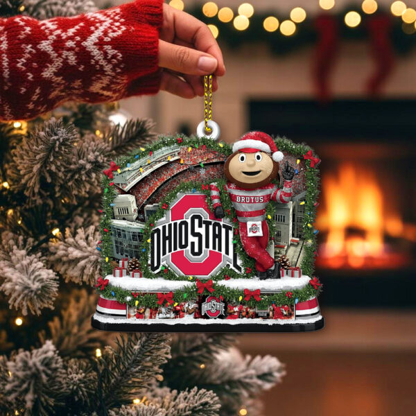 Ohio State Light-Up Christmas Ornament