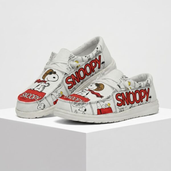 Alternative view of Snoopy Hey Dude Shoes-THK128583