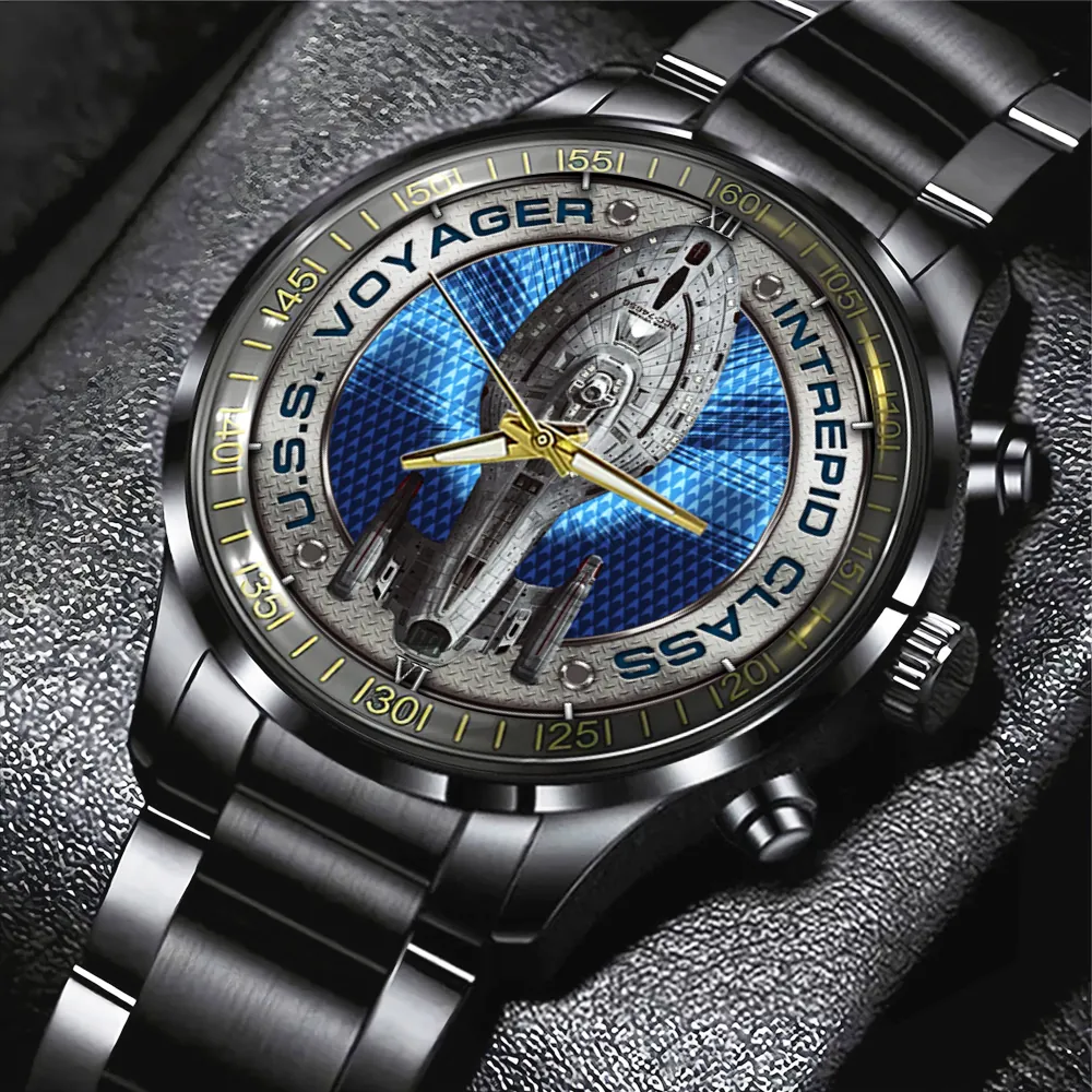 Star Trek Black Stainless Steel Watch -THK121997