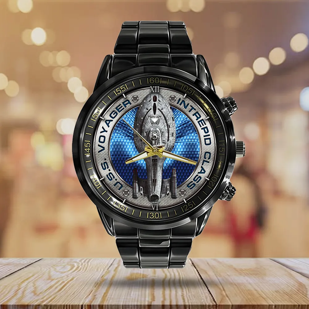 Star Trek Black Stainless Steel Watch -THK121997 - Image 2
