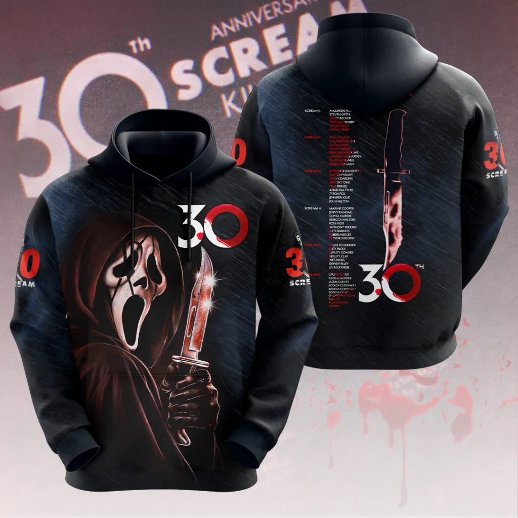 Scream 30th Anniversary 3D Apparel – THK124584 - Image 2