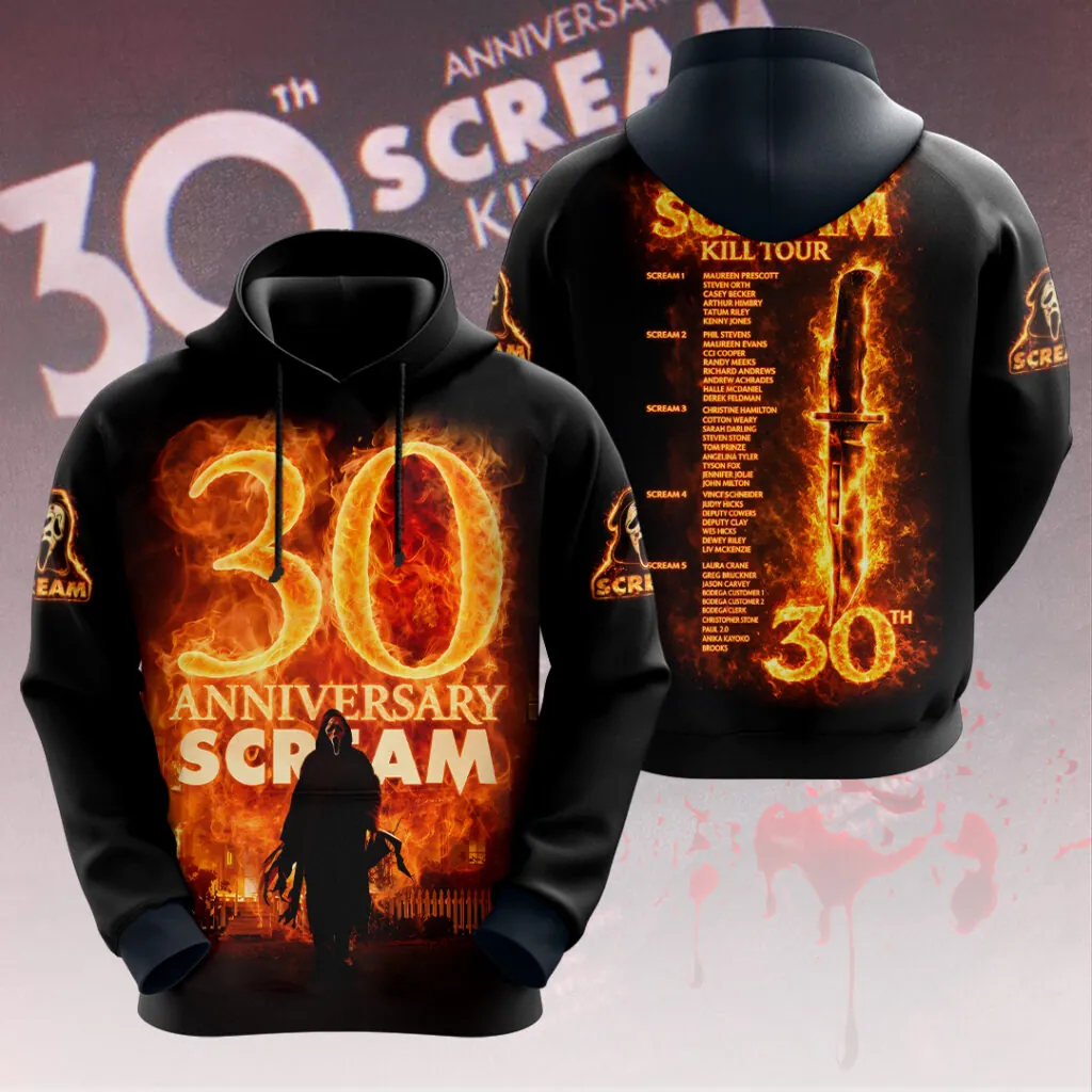 Scream 30th Anniversary 3D Apparel – THK124618 - Image 2