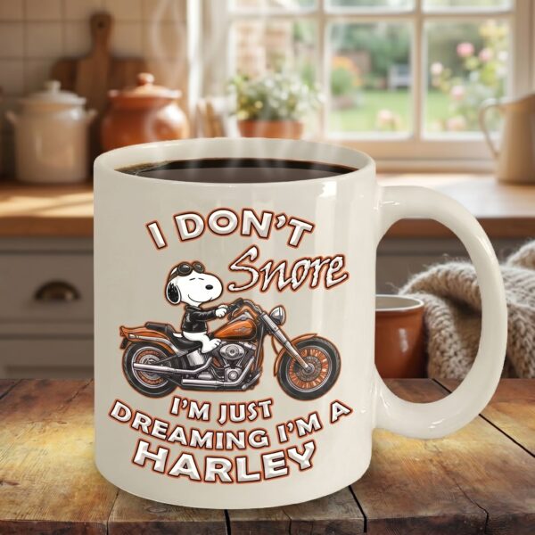 I Don't Snore I'm just Dreaming I'm a Harley Mug - Image 5