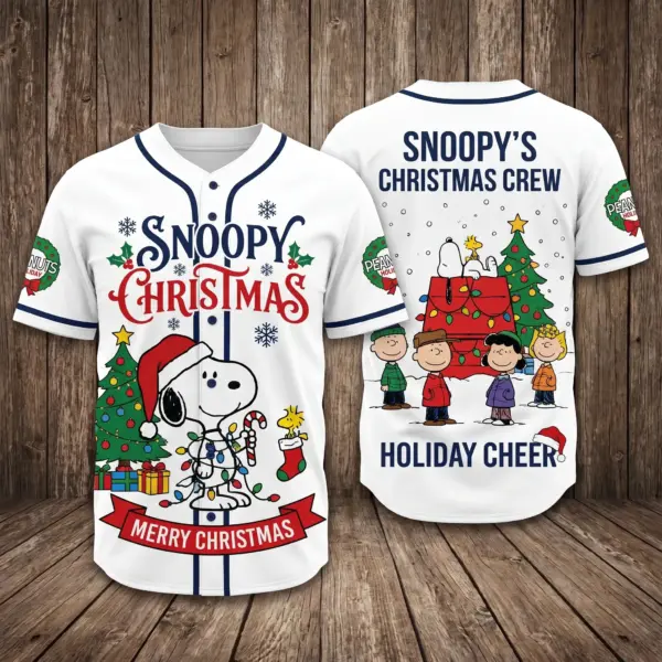 Snoopy Christmas Baseball Jersey-THK133692