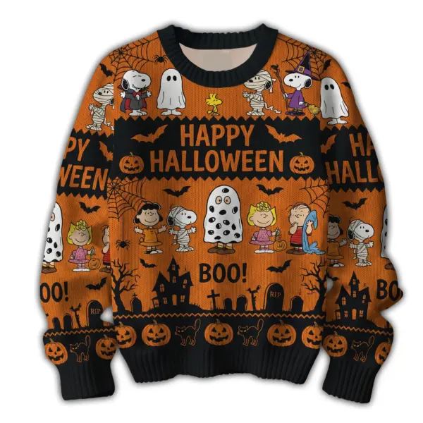 Snoopy Halloween Ghost Costume All-Over Print Sweatshirt