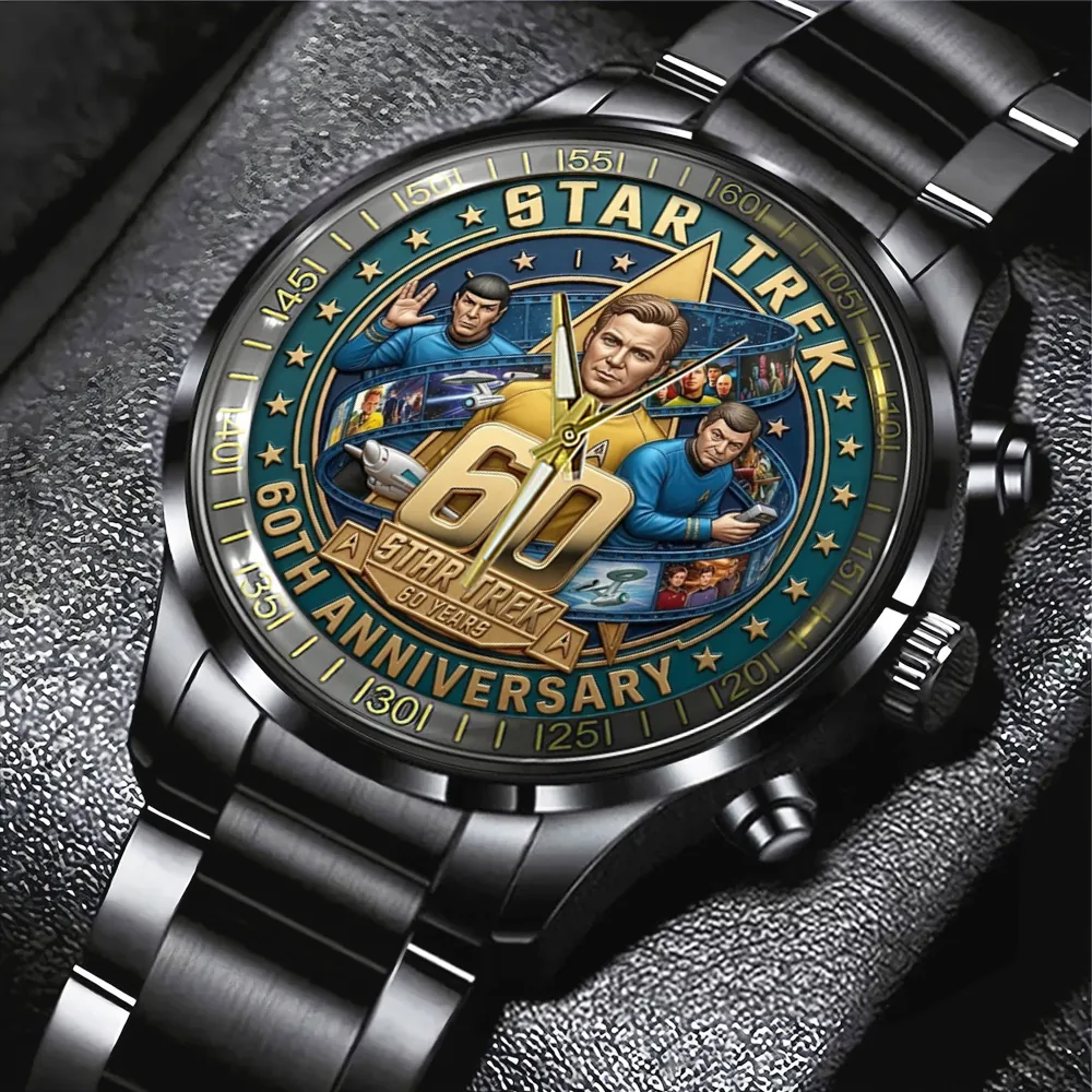 Star Trek 60th Anniversary 2026 Black Stainless Steel Watch-THK124983