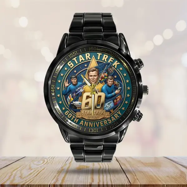 Star Trek 60th Anniversary 2026 Black Stainless Steel Watch-THK124983 - Image 4