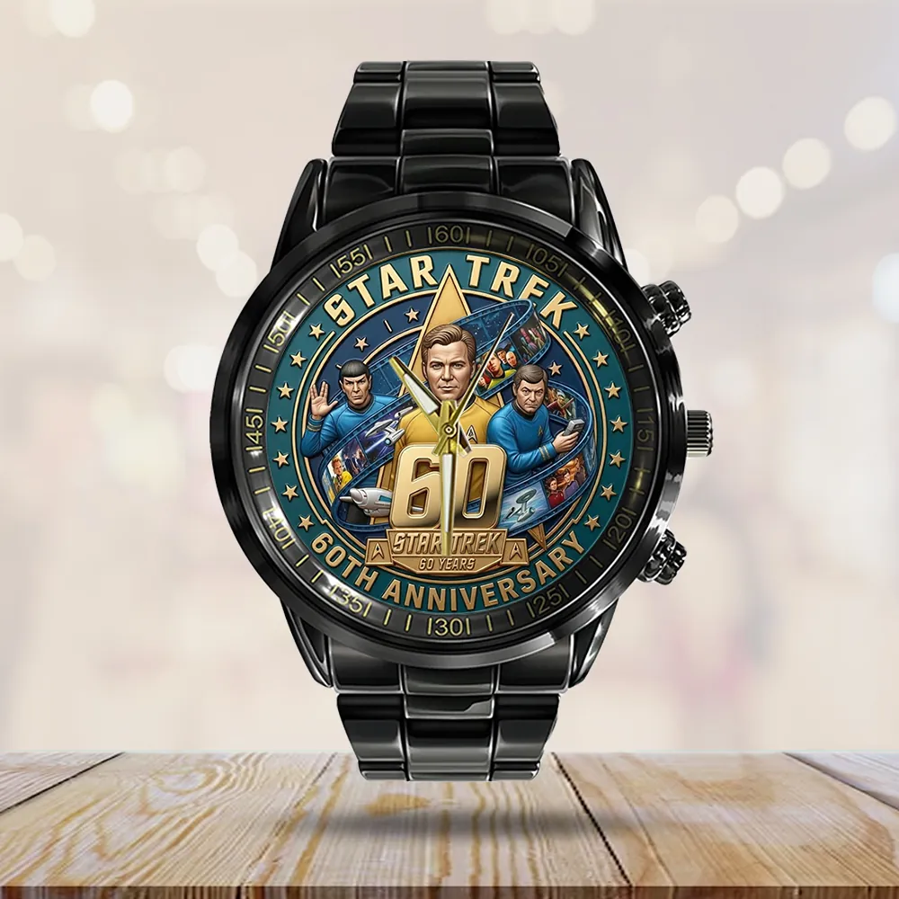 Star Trek 60th Anniversary 2026 Black Stainless Steel Watch-THK124983 - Image 4