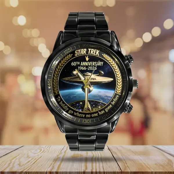 Star Trek 60th Anniversary 2026 Black Stainless Steel Watch-THK123560 - Image 3