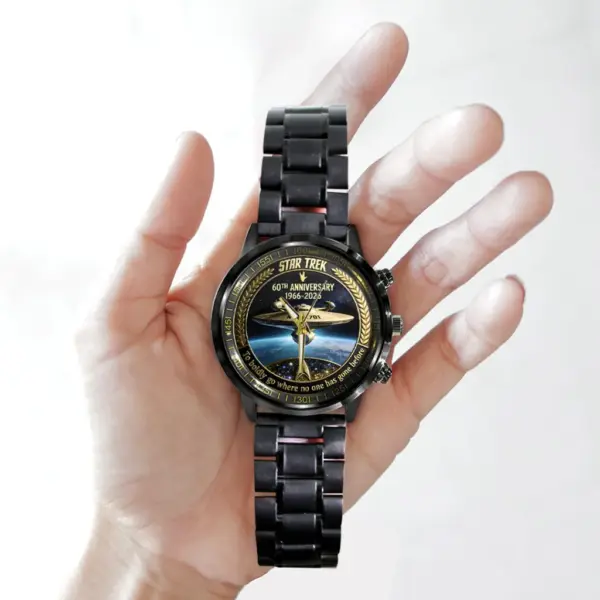 Star Trek 60th Anniversary 2026 Black Stainless Steel Watch-THK123560 - Image 4