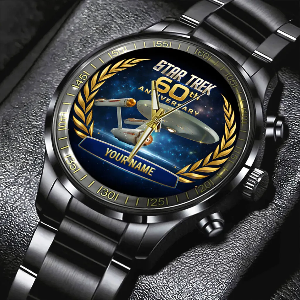 Star Trek 60th Anniversary 2026 Black Stainless Steel Watch-THK124446