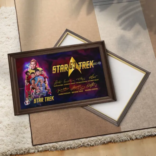 Star Trek 60th Anniversary 2026 Rectangle Canvas With Inner Frame - Image 4