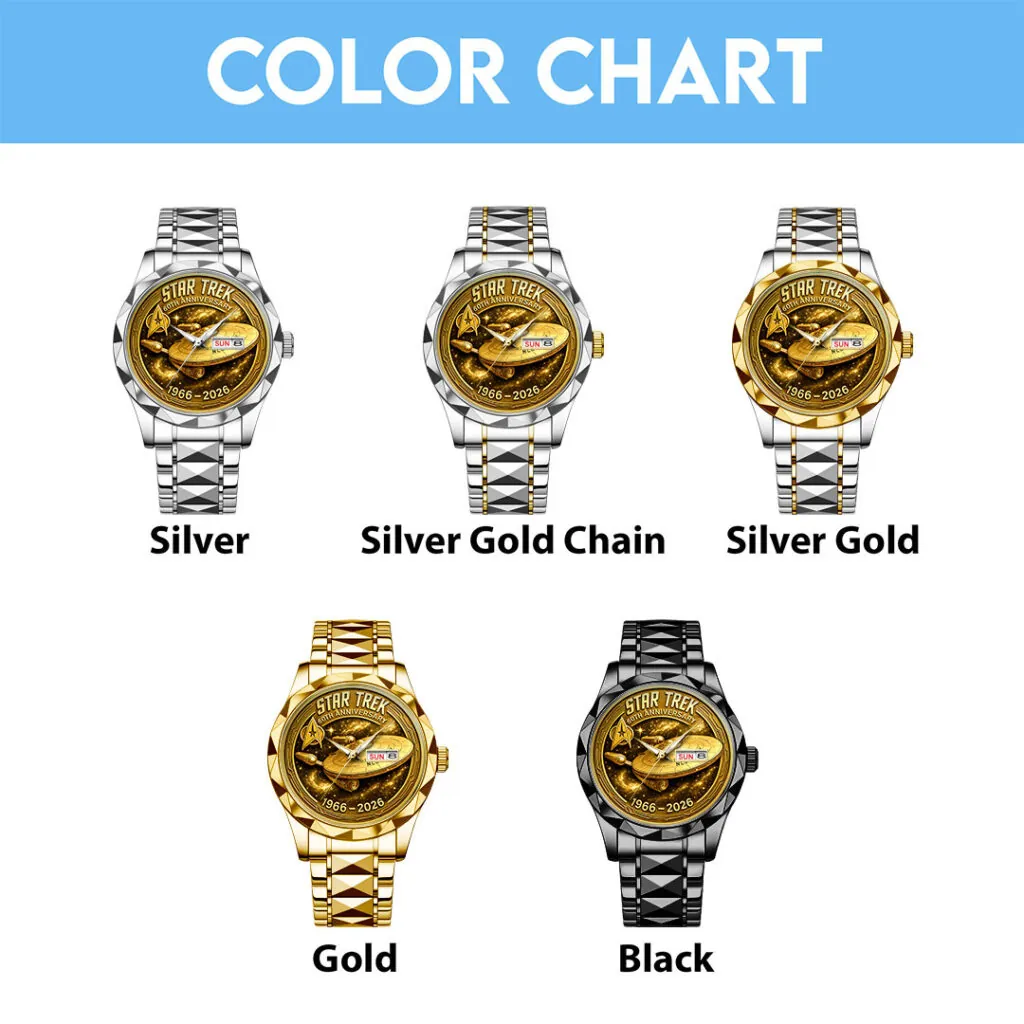 Star Trek Alloy Luxury Quartz Watch -THK124501 - Image 5