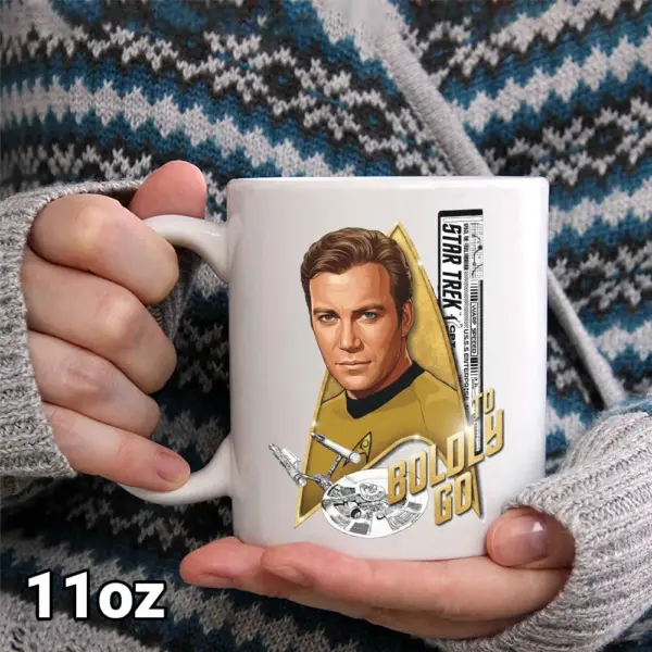 Alternative view of Star Trek Mug- THK124612
