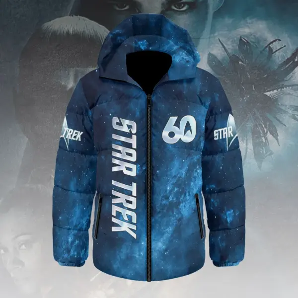 Star Trek: The Original Series 60th Anniversary Thickened Down Hooded Jacket- THK123554 - Image 3