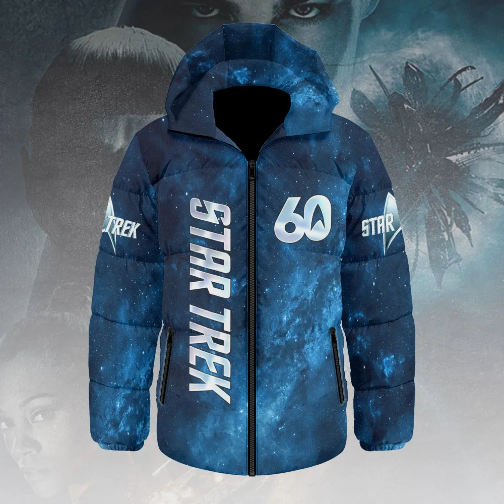 Star Trek: The Original Series 60th Anniversary Thickened Down Hooded Jacket- THK123554 - Image 3