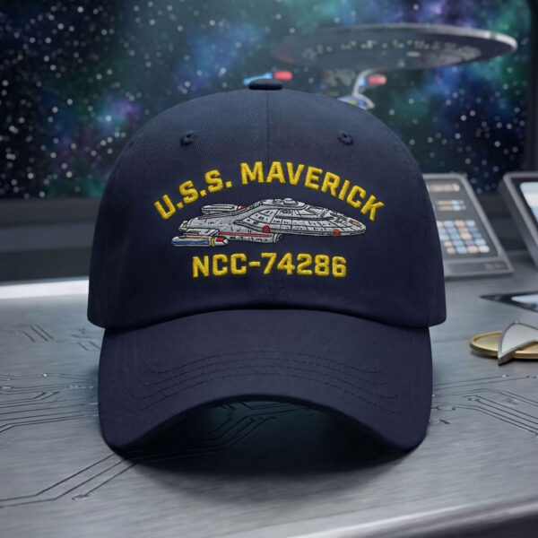 Premium Star Trek U.S.S Maverick NCC-74286 Embroidery Cap - Image 3