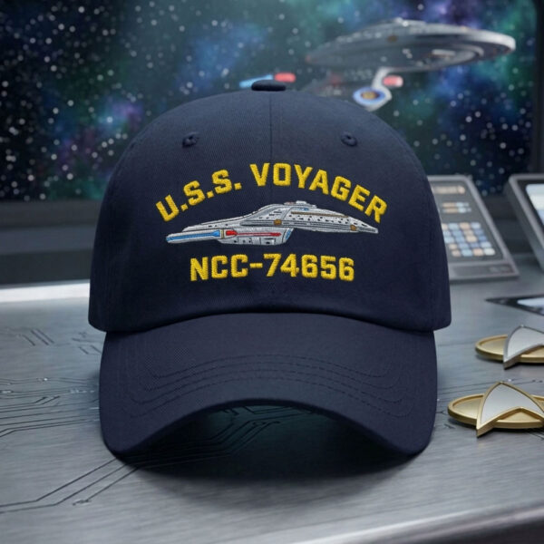 Premium Star Trek U.S.S. Voyager NCC-74656 Embroidery Cap