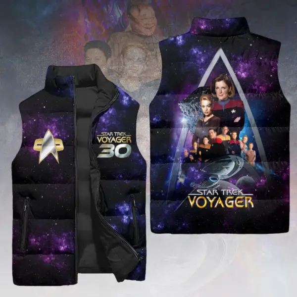 Star Trek 60th Anniversary 3D Sleeveless Down Jacket-THK122040