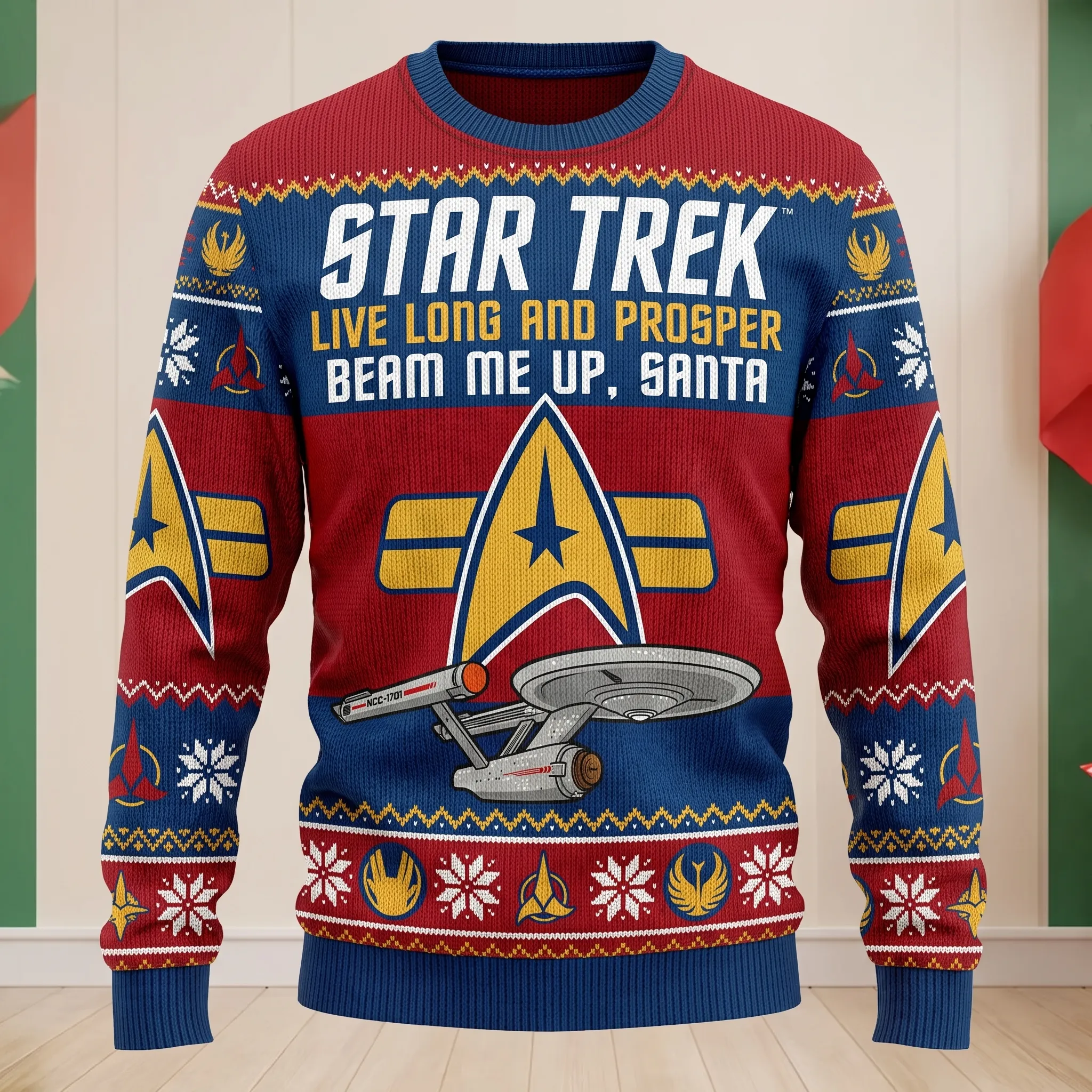 Star Trek Ugly Christmas Sweater-THK133387