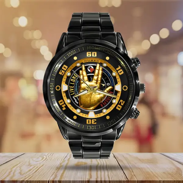 Alternative view of Star Trek 60th Anniversary 2026 Black Stainless Steel Watch-THK124360