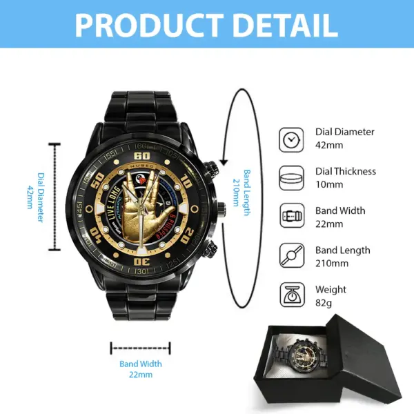 Star Trek 60th Anniversary 2026 Black Stainless Steel Watch-THK124360 - Image 4