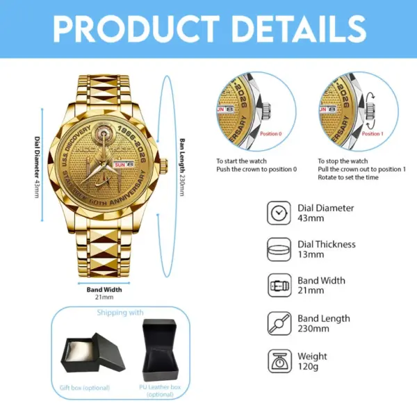 Star Trek Alloy Luxury Quartz Watch -THK124329 - Image 4