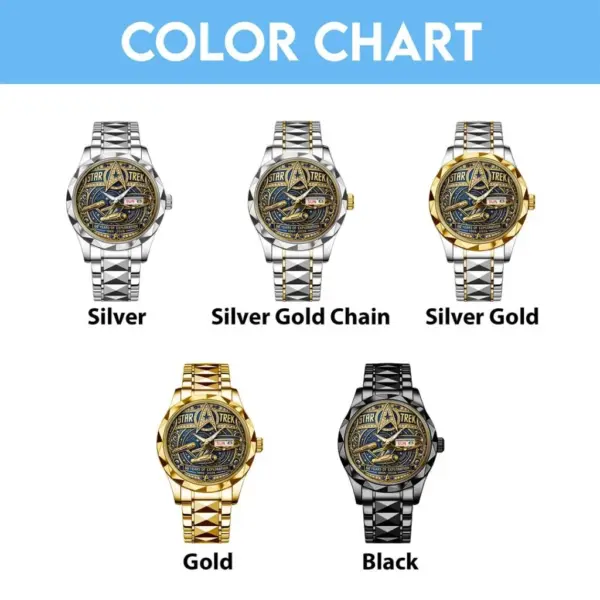 Star Trek Alloy Luxury Quartz Watch -THK123300 - Image 4
