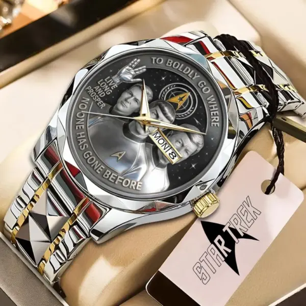 Alternative view of Star Trek Alloy Luxury Quartz Watch -THK122433