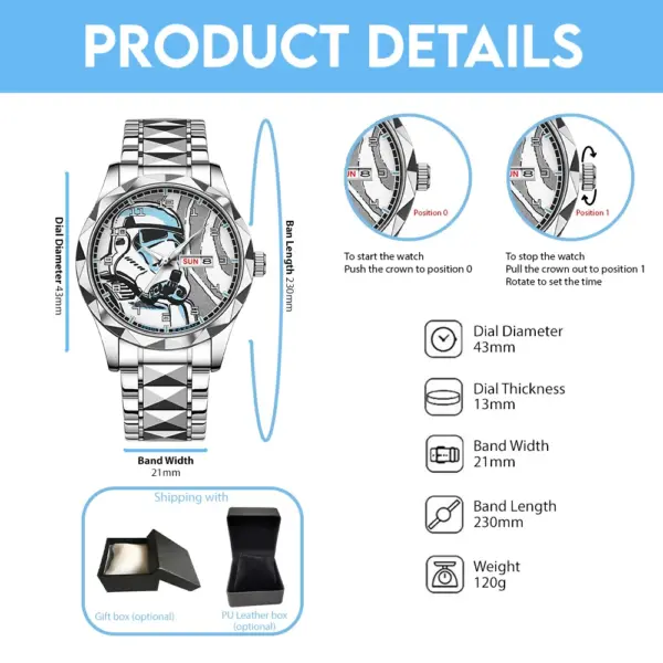 Star Wars Alloy Luxury Quartz Watch- THK125798 - Image 4