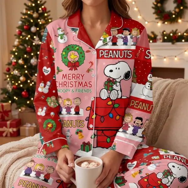 Alternative view of Snoopy Pajama Set-THK136118