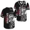 Freddy Krueger Halloween Baseball Jersey
