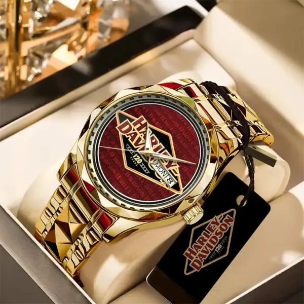 Harley Davidson Alloy Luxury Quartz Watch -THK125686