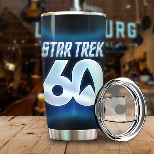 Alternative view of Star Trek 60th Anniversary Tumbler Cup - THK121986