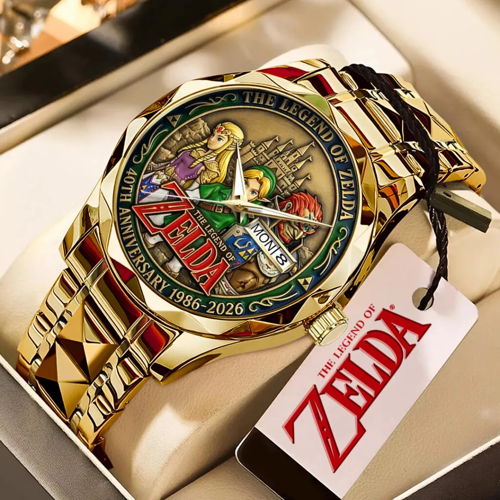 The Legend of Zelda 40th Anniversary Alloy Luxury Quartz Watch-THK122216