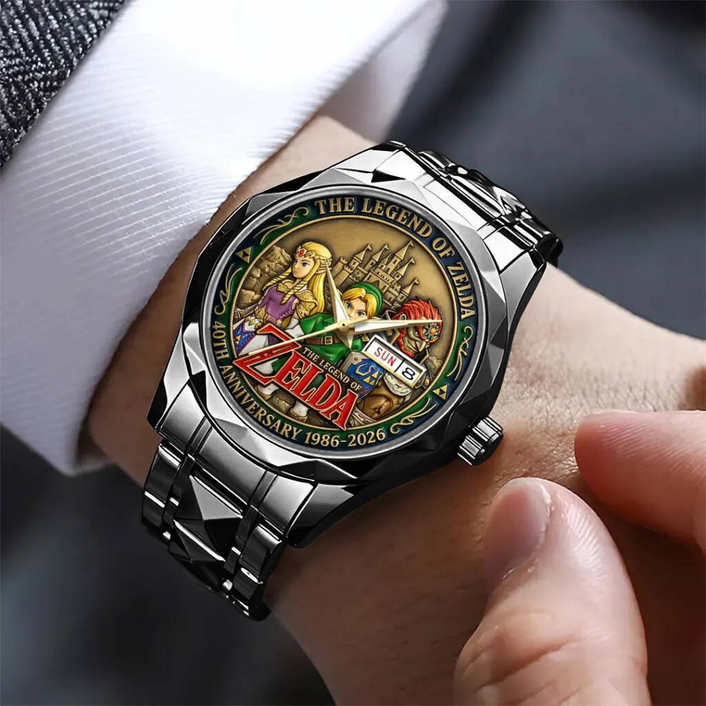 The Legend of Zelda 40th Anniversary Alloy Luxury Quartz Watch-THK122216 - Image 3