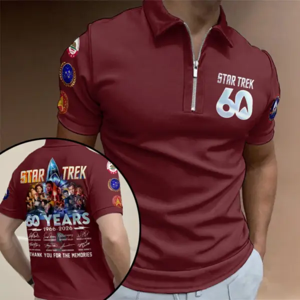 Star Trek Zip Polo Shirt -THK124305