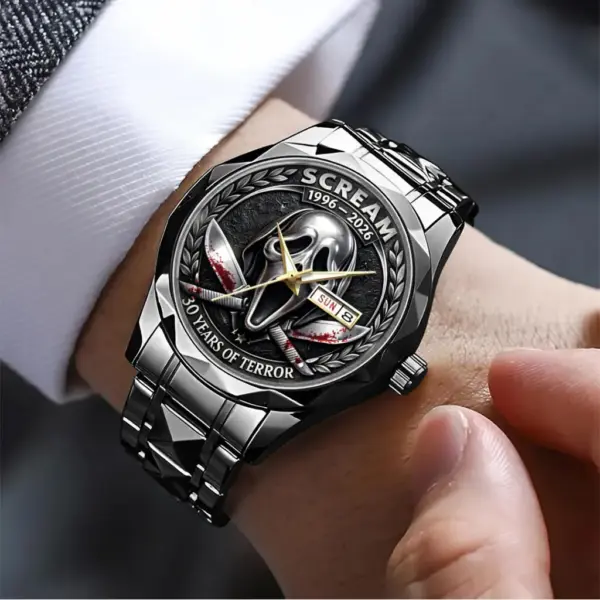 Scream Alloy Luxury Quartz Watch - Image 3