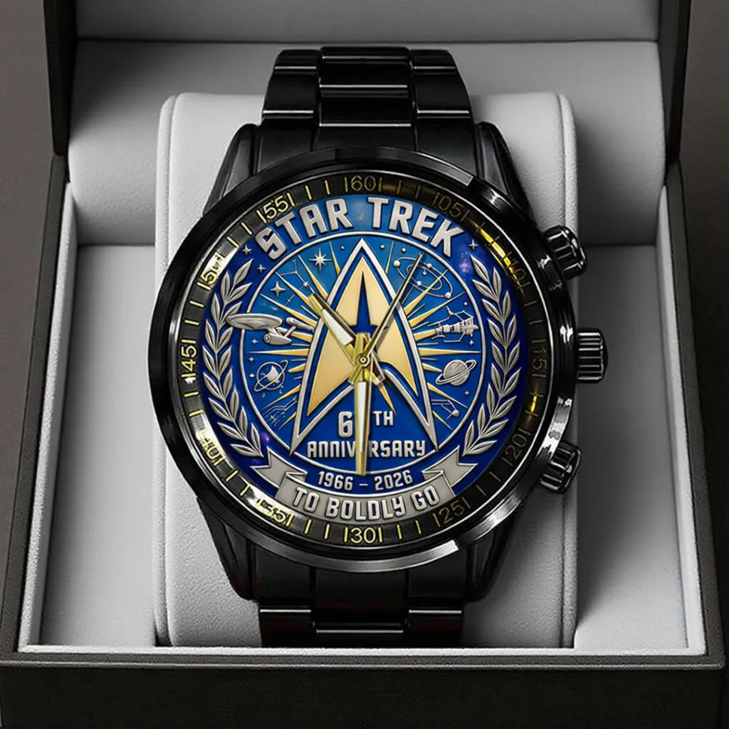 Star Trek 60th Anniversary 2026 Black Stainless Steel Watch-THK124716