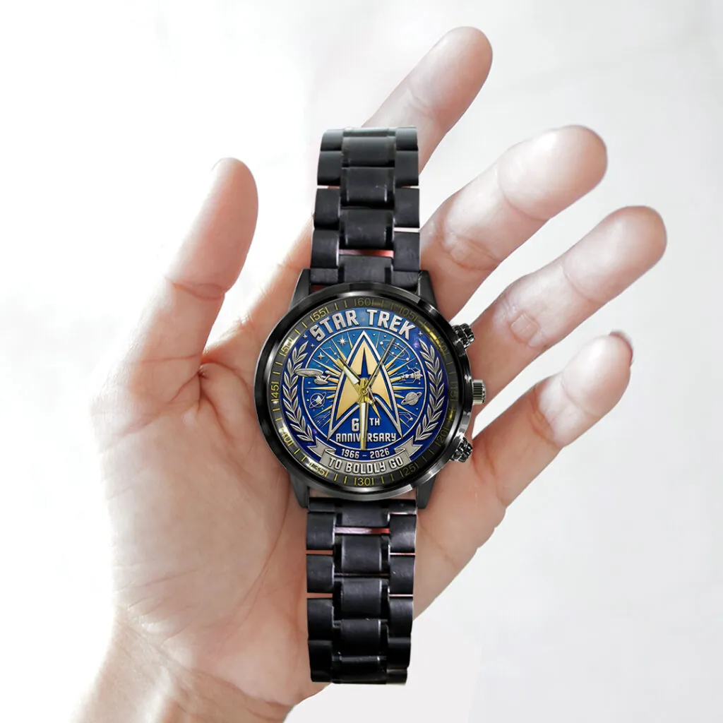 Star Trek 60th Anniversary 2026 Black Stainless Steel Watch-THK124716 - Image 4