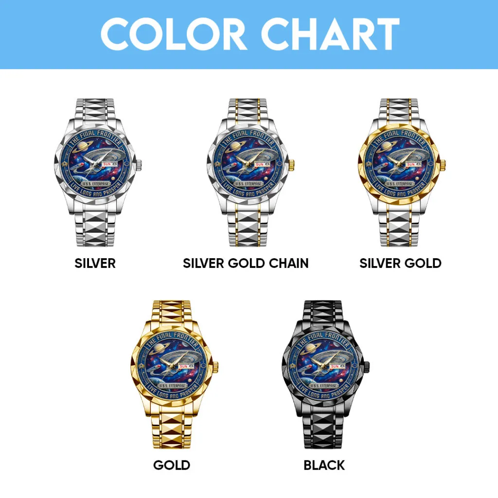 Star Trek Alloy Luxury Quartz Watch -THK124703 - Image 4
