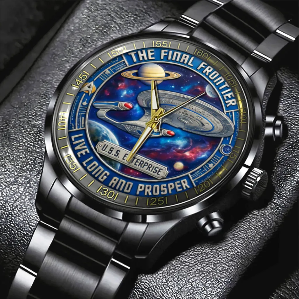 Star Trek 60th Anniversary 2026 Black Stainless Steel Watch-THK124704